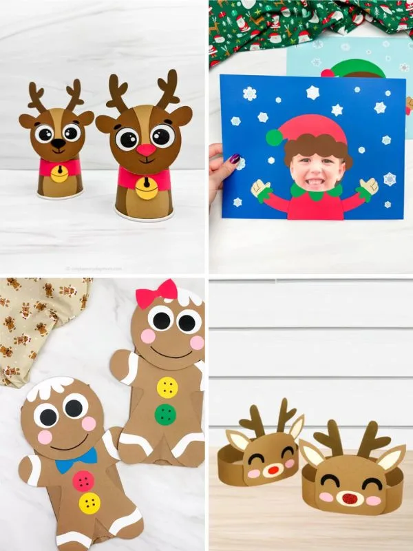 easy inexpensive christmas crafts collage