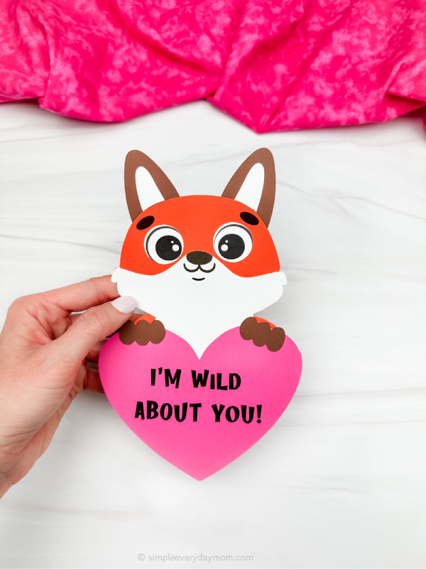solo image of valentine fox craft pink version
