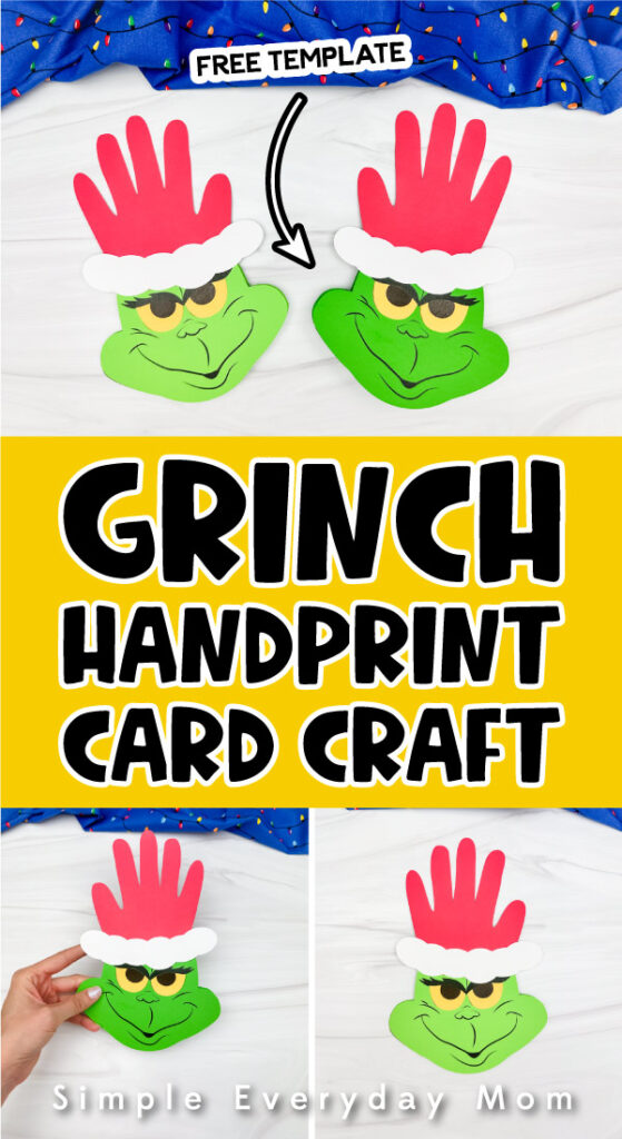 grinch handprind card craft cover image