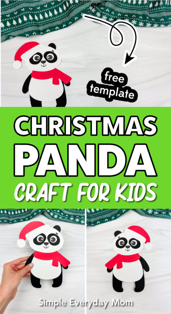 panda christmas craft cover image