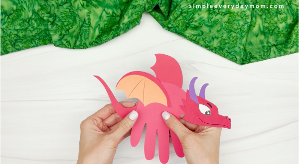 Dragon Handprint Craft For Kids [Free Template]