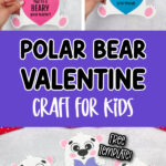 polar bear valentine crafts pinterest image