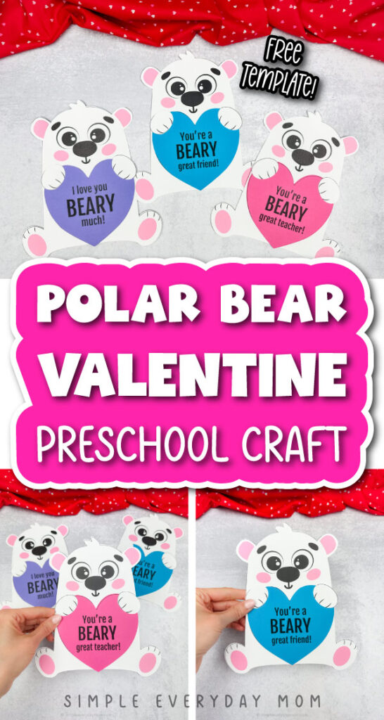 polar bear valentine craft cover image