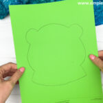 torn paper groundhog craft template