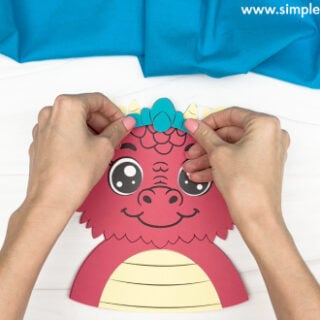 Easy Chinese Dragon Craft For Kids [Free Template]