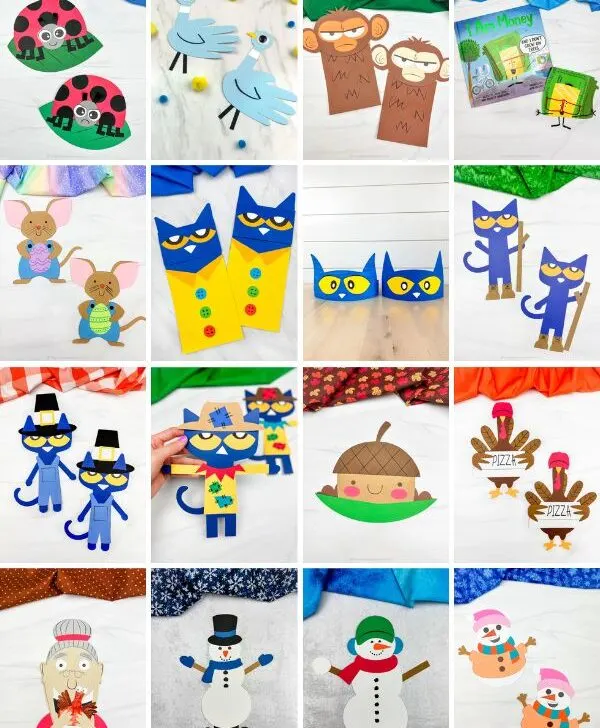 collage of kids books crafts featured image