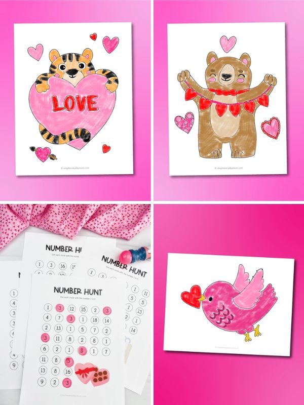 valentines printables for kids