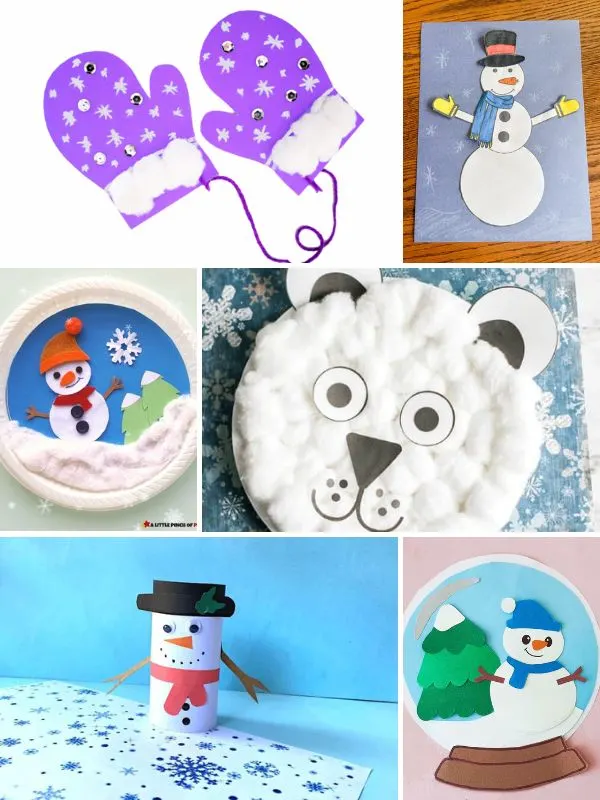 winter crafts featured image