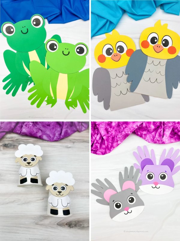 Collage image of Cute Spring Crafts