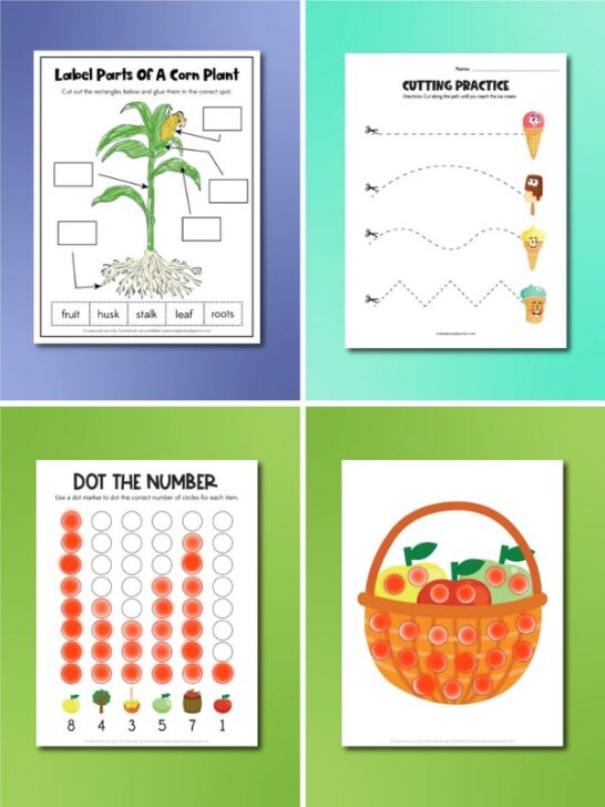 Free Printable Vegetable Worksheets For Kids