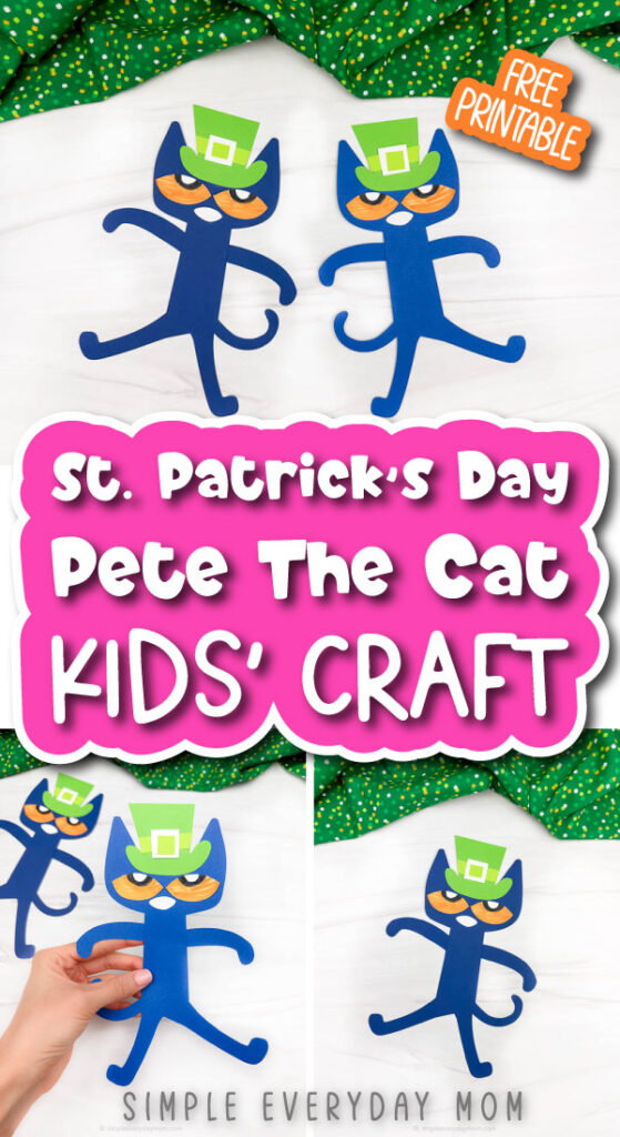 St Patrick's Day Pete the Cat Kids Craft cover image
