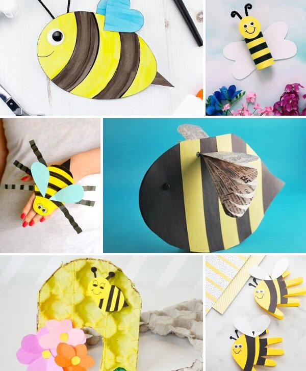 Collage Featured image of Bee Craft Ideas