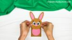 Easy Bunny Shape Craft For Kids [Free Template]