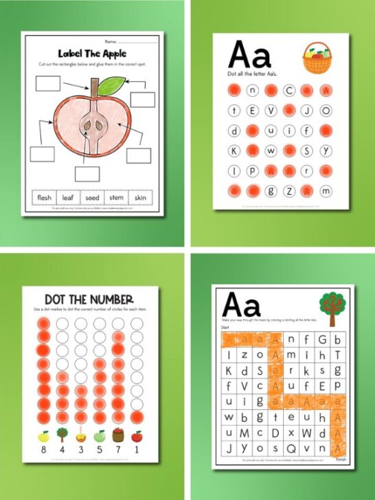 13 Fun &amp; FREE Apple Activities For Kids