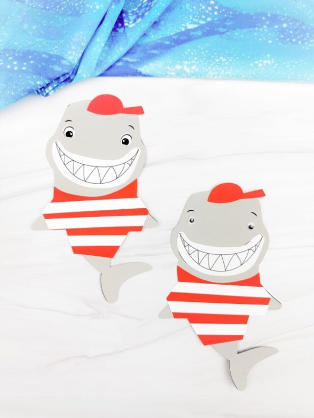 Fun Clark the Shark Craft For Kids (Free Template) Story
