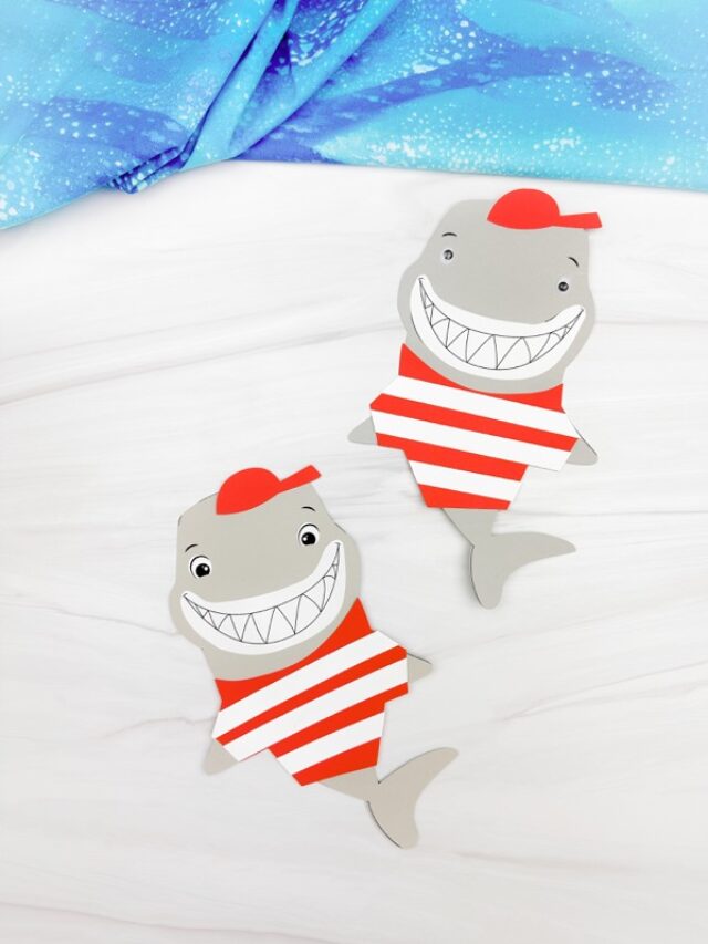 Fun Clark the Shark Craft For Kids (Free Template) Story