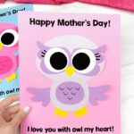 Cutest Mother's Day Owl Craft (Free Printable Template)