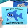 Shark Father's Day Craft (Free Template)