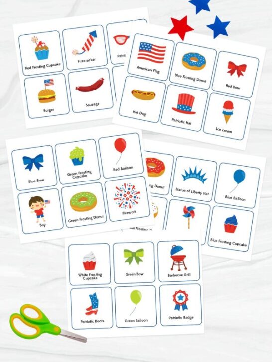 Free Printable 4th of July Bingo Cards For Kids Free Printable 4th of July Bingo Cards For Kids