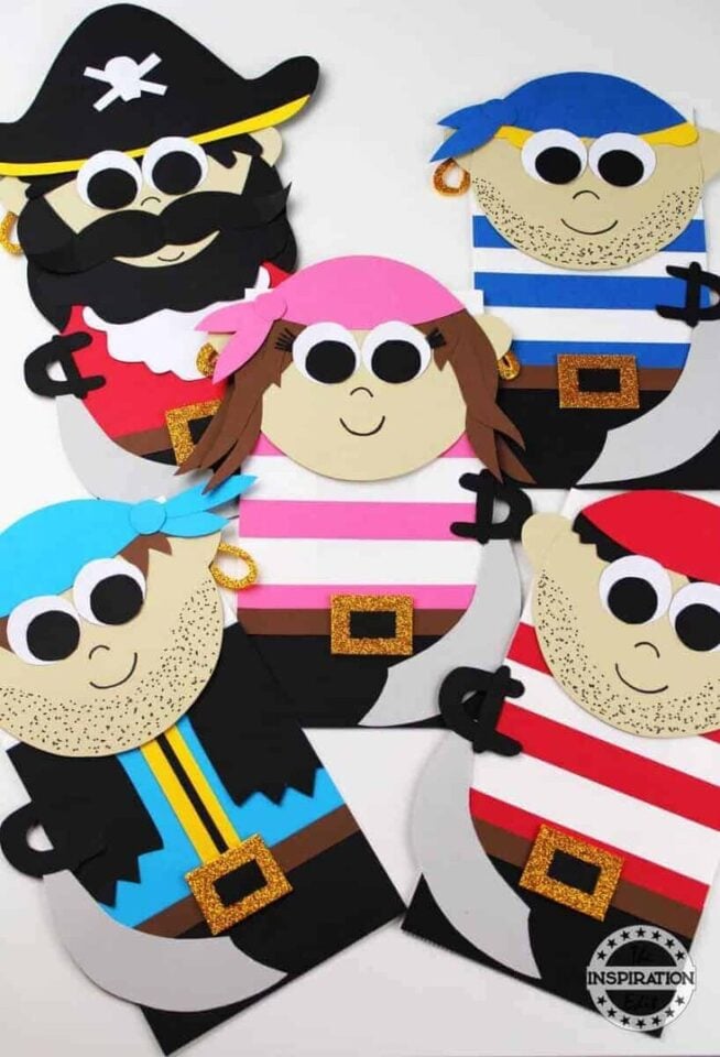 21 Easy & Fun Pirate Crafts For Kids