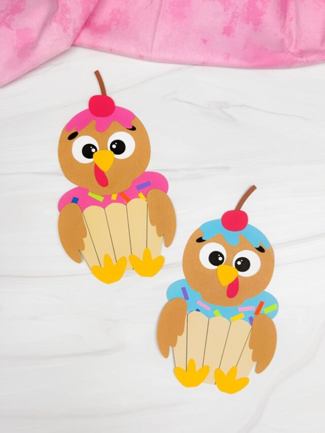 Featured image of Turkey Cupcake Disguise Craft