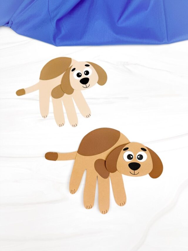 Featured image of the Handprint Dog Craft