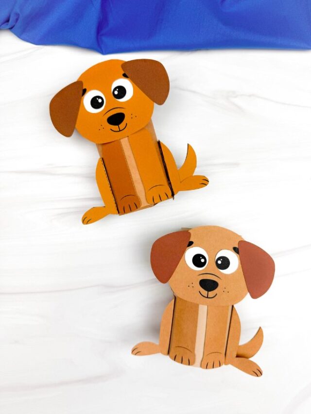 Featured image of Toilet Paper Roll Dog Craft