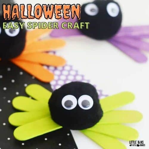 Popsicle Stick Spider
