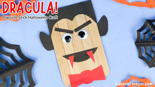 Popsicle Stick Vampire Craft