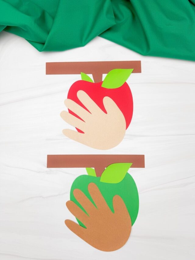 Apple Picking Craft (Free PDF Template) Story