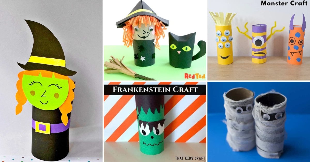 25 Fun And Frightful Halloween Toilet Paper Roll Crafts