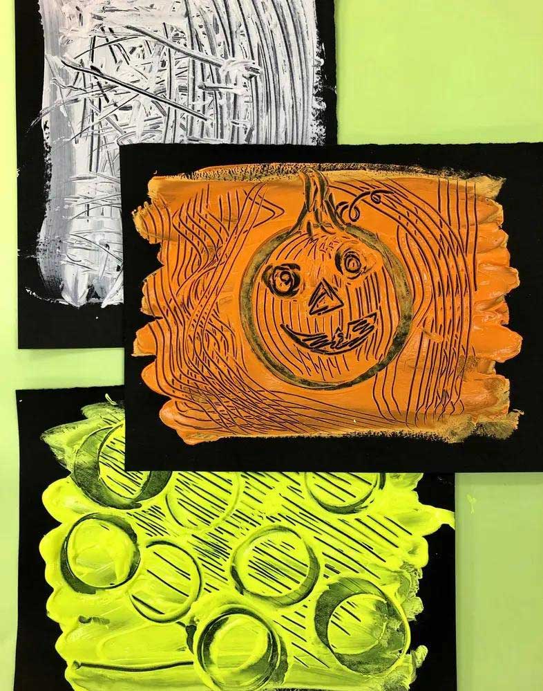 Halloween Art Flip Painting