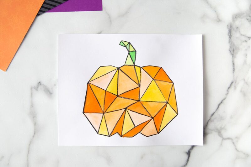Watercolor Halloween Art