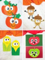 Torn Paper Pumpkin Craft (Free PDF Template)