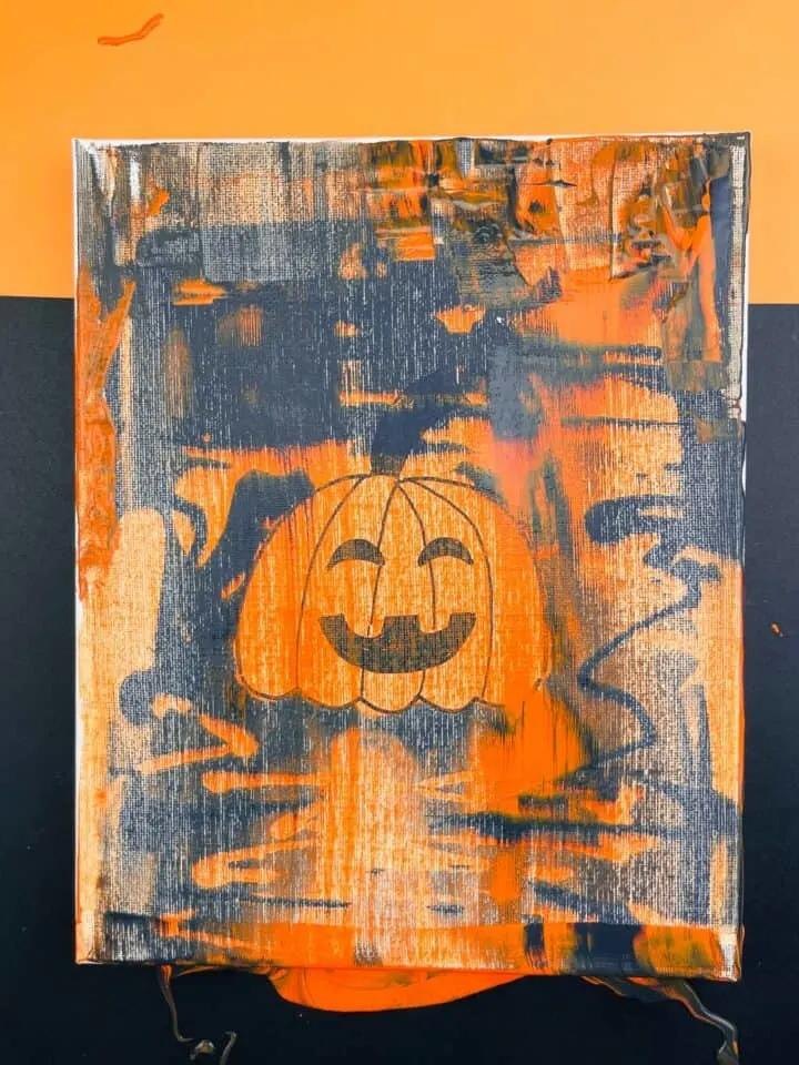 Halloween Squeegee Art