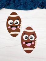 Fun Football Craft For Kids (Free Printable Template)