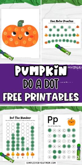 FREE Printable Pumpkin Do A Dots For Fall