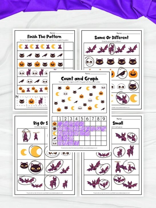 Free Printable Halloween Math Worksheets For Preschoolers
