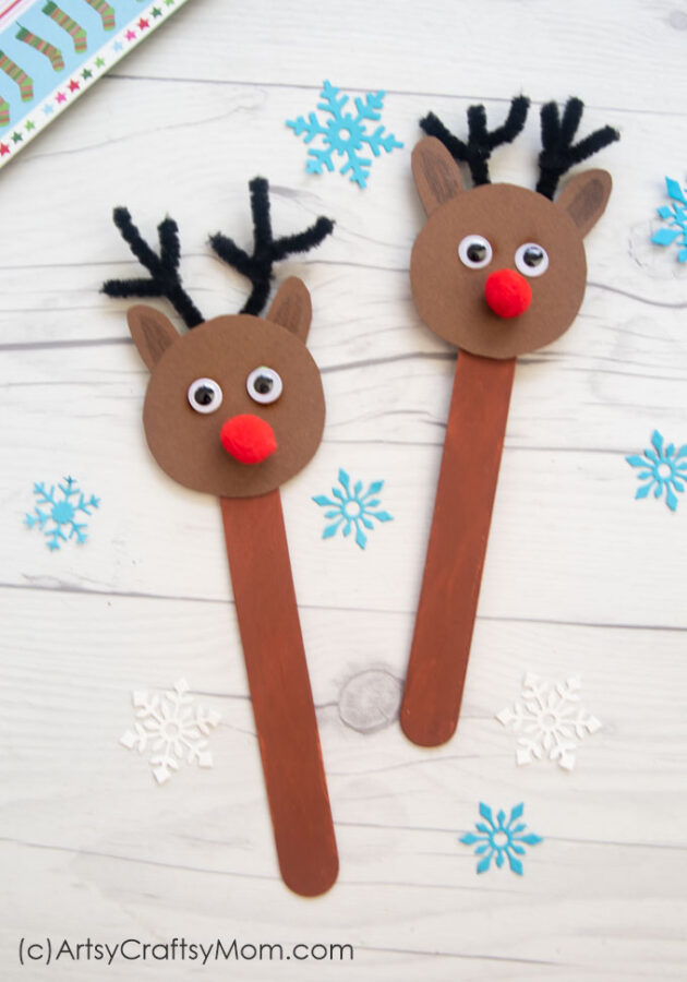 Popsicle Stick Reindeer