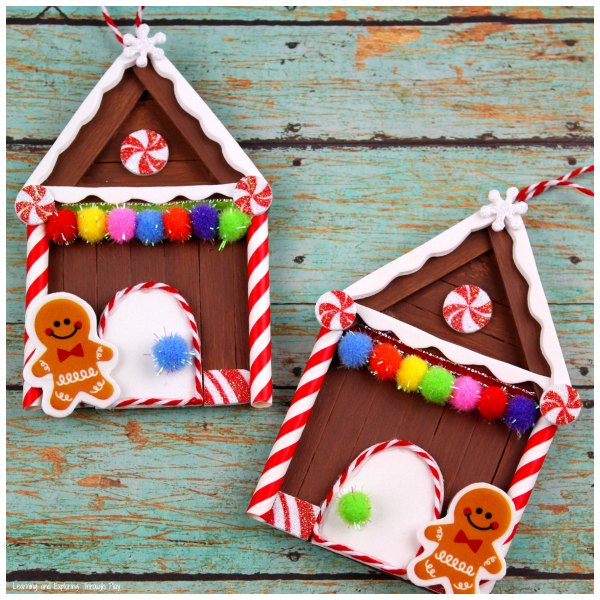 Popsicle Gingerbread House
