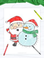 Free Printable Santa Connect The Dots Worksheets