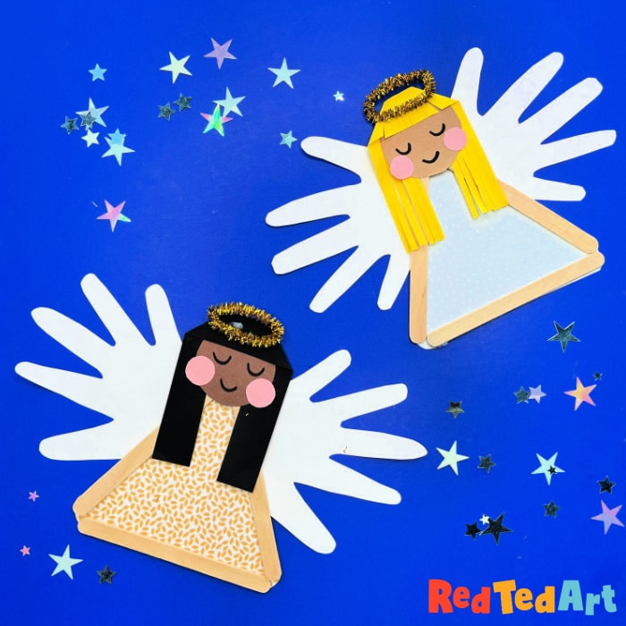 Popsicle Stick Angel