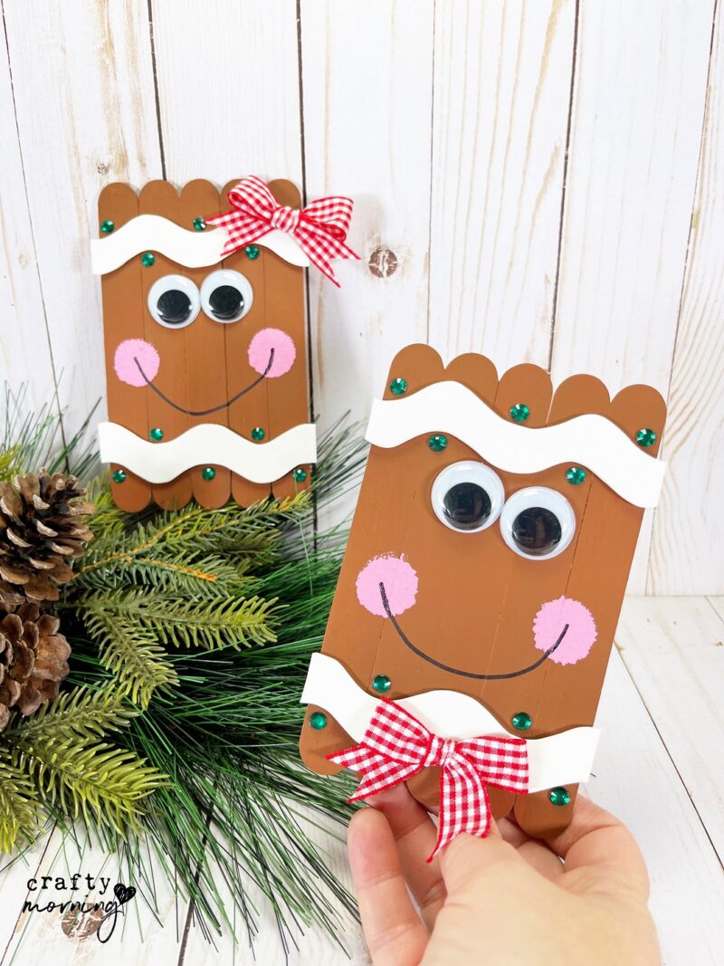 Popsicle Stick Gingerbread Men