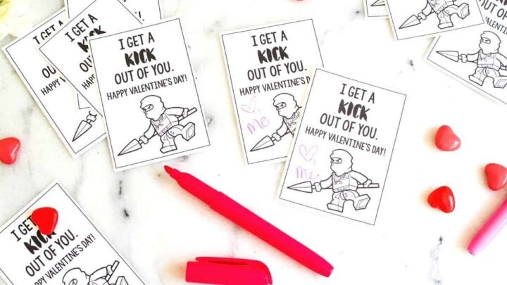 30+ Awesome Printable Valentines Cards for Boys