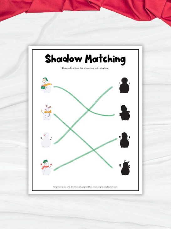 Free Printable Snowman Activity Sheets