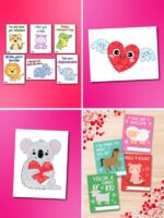 Giraffe Valentine Craft For Kids (Free Template)
