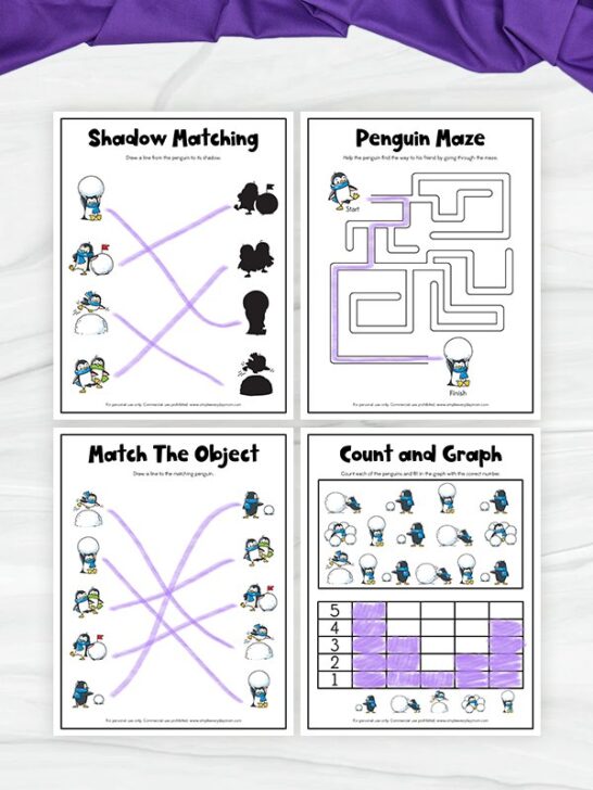 Free Printable Penguin Activity Sheets For Kids