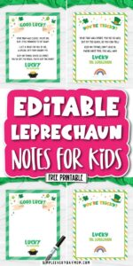Free Printable Leprechaun Letter To Kids