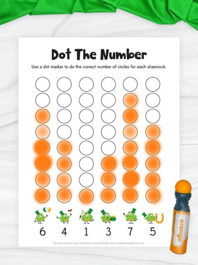 Free Shamrock Dot Marker Printables For Kids