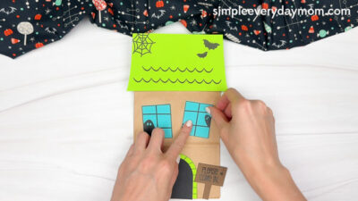 Haunted House Paper Bag Craft For Kids [Free PDF Template]